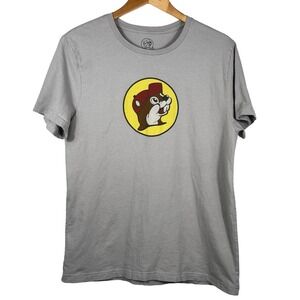 Bucees Beaver Graphic T-Shirt Mens Size‎ L Short Sleeve Novelty Tee